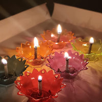 Set of 12 and set of 24 3D Reflection Diya