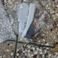 Multi-Purpose Shoes Brush with Refillable Container  (Pack of 1)